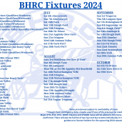 2024 Fixtures List